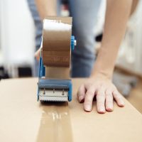 Pakirnaje Rjav Lepilni Trak